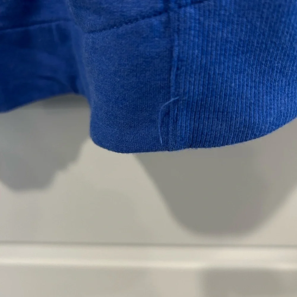 T by Talbots Model French Terry Jacket Blue XS - Picture 5 of 6